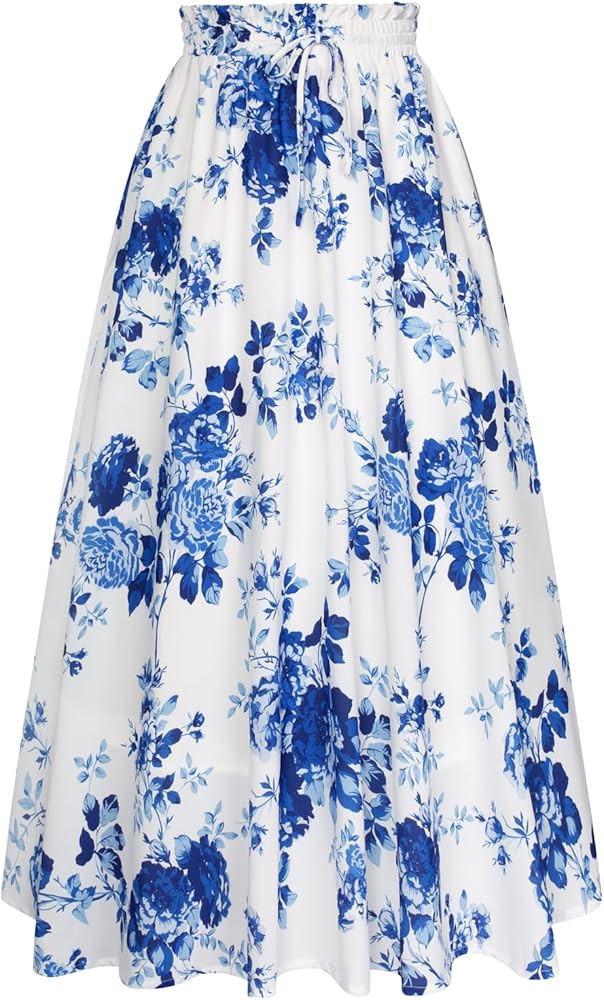 Scarlet Darkness Renaissance Skirt Maxi Long Skirts for Women High Waist A Line Skirt | Amazon (US)