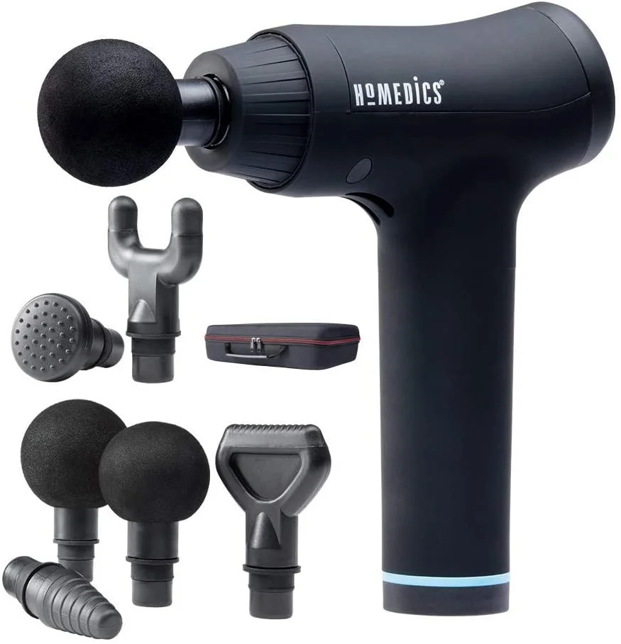 HoMedics Active Fit  Therapist Select Plus Percussion Cordless Massage Gun, Black - Walmart.com | Walmart (US)