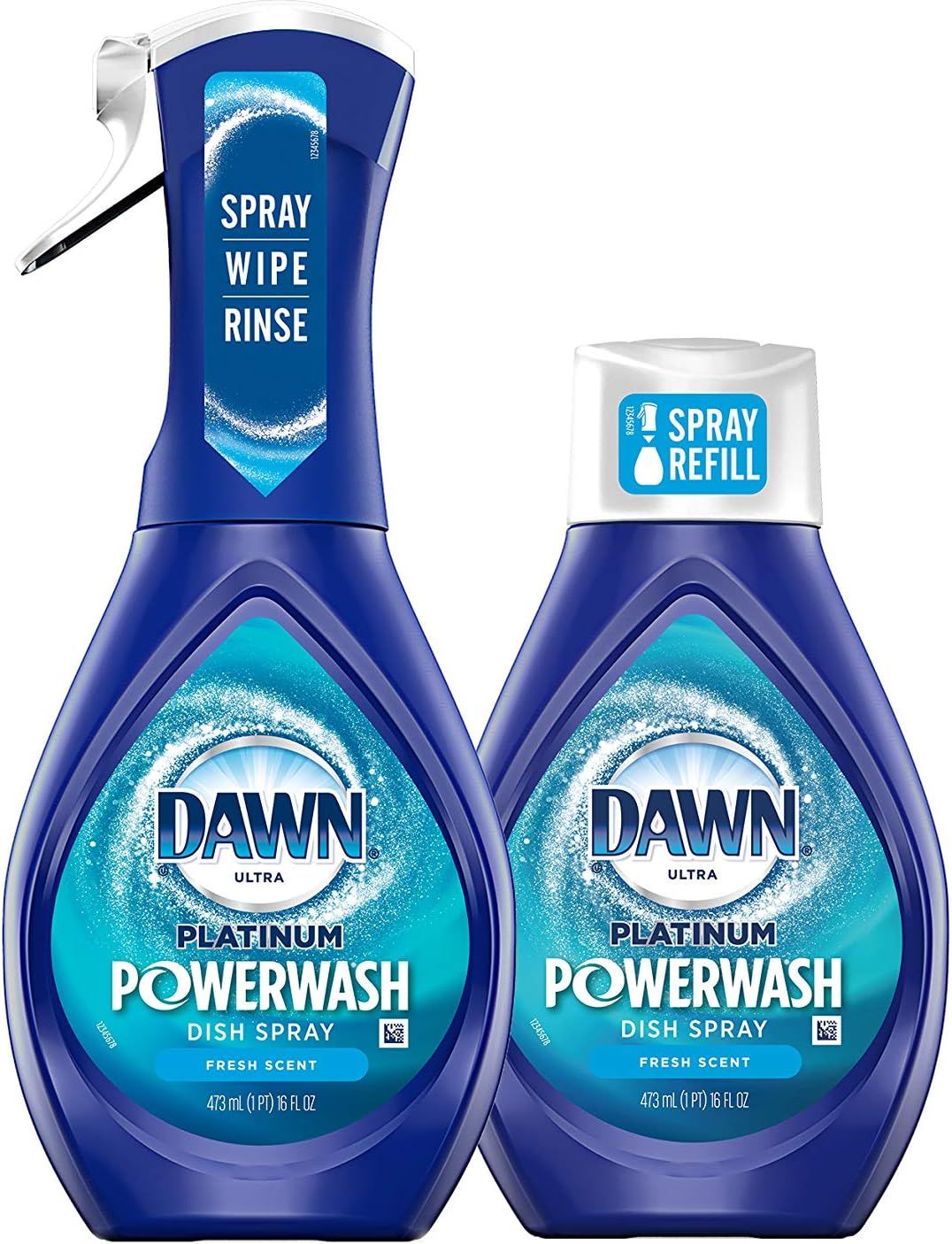 Dawn Platinum Powerwash Dish Spray Starter Kit, Dish Soap, Fresh Scent Bundle, 1 Starter Kit plus... | Amazon (US)
