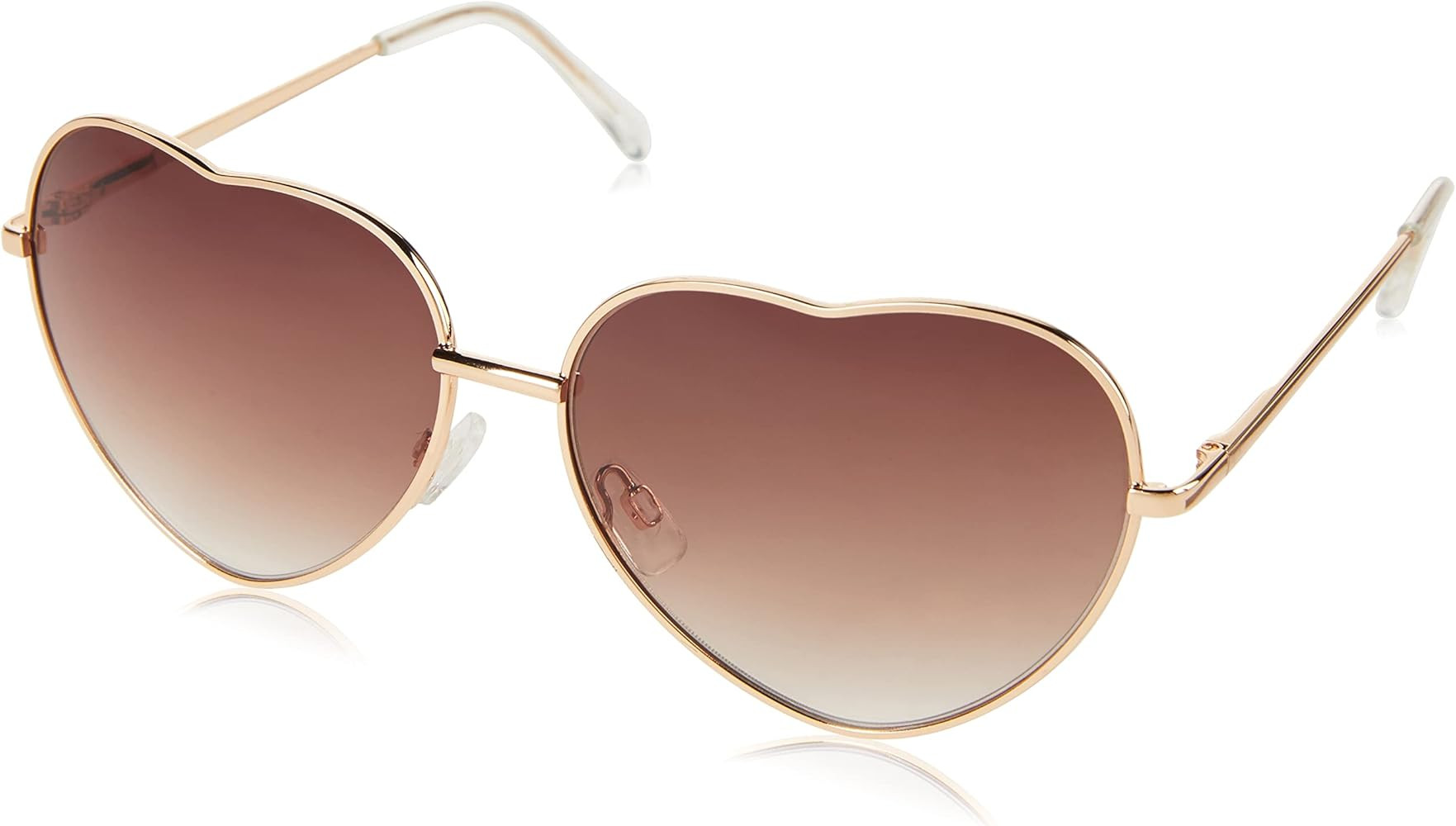 Circus NY by Sam Edelman Women's CC358 Metal Heart Sunglasses | Amazon (US)