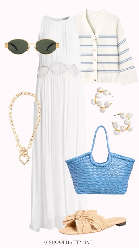 
Spring OOTD!! 

Spring fashion - spring outfit ideas - vacation outfit ideas - trendy outfits - preppy style - white maxi dress - chic accessories - summer outfits - styling tips 

#LTKstyletip #LTKSeasonal