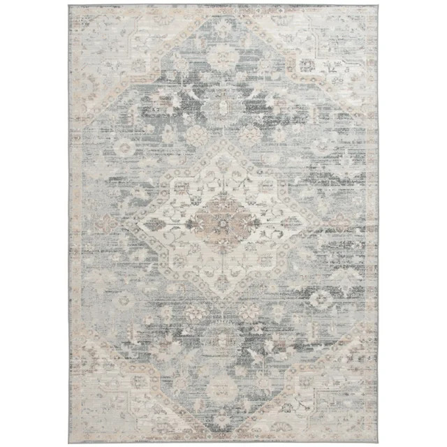 Mainstays 7'10"x9'10" Persian Medallion Indoor Area Rug | Walmart (US)