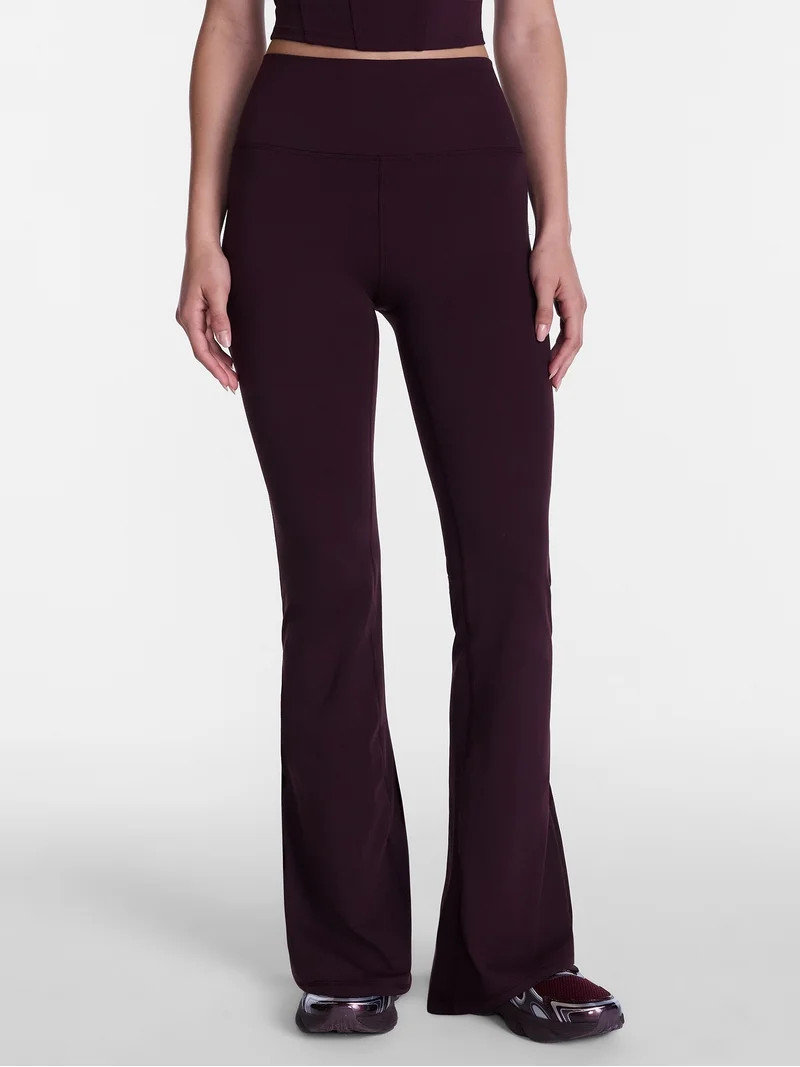 Avia Women\u2019s SoftSculpt Core Flare Leggings, Full Length, Sizes XS-XXL | Walmart (US)