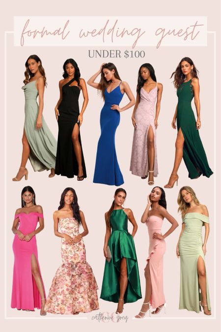 Formal wedding guest dresses for spring & summer ☀️ under $100! 



#LTKSeasonal #LTKfindsunder100 #LTKparties