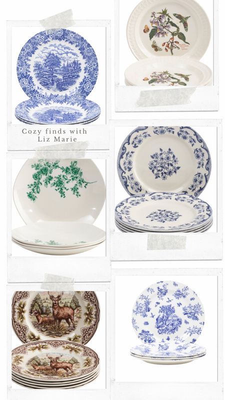 Pretty plates from tj maxx & marshalls 🫶🏼🧺 perfect for beautiful dinnerware or art in your home 🍽️

#LTKhome