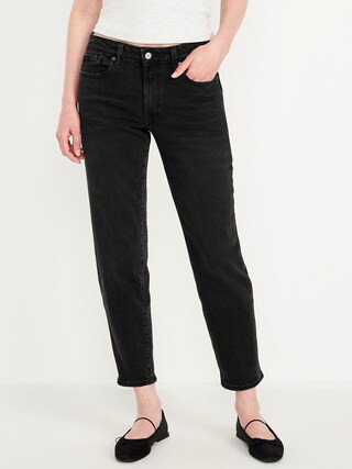 Mid-Rise OG Straight Ankle Jeans | Old Navy (US)