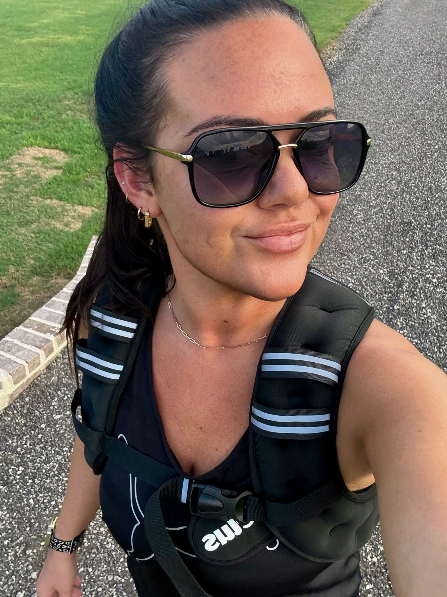 Weighted vest and my favorite shades !! @SOJOS VISION 

#amazon #amazonfinds #weightedvest #workout #fitness

#LTKActive #LTKfitnessgoals #LTKU