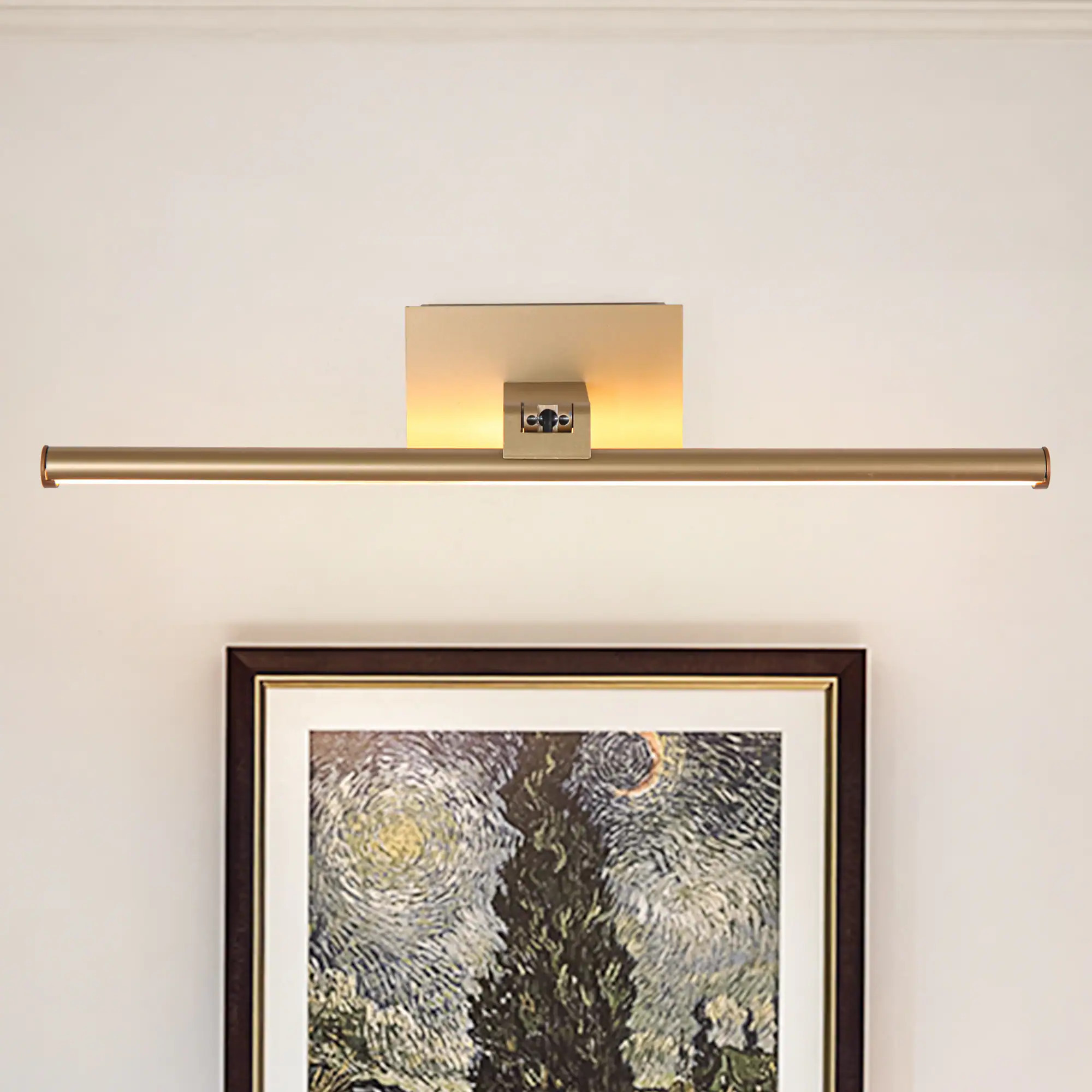 Parrot Uncle Gold LED Battery Picture Light | L400-GD-NYK | Lowe's