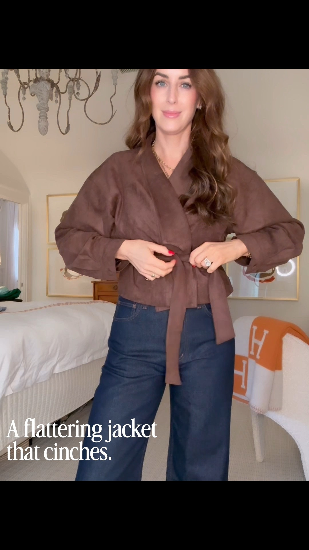 Such a good find in the Shopbop Fall Event Sale—a cropped suede trench at an incredible price point. I was curious about the fit, so naturally I had to grab it, and it did not disappoint. I'm wearing a size small. The suede is so soft, the shape is incredibly flattering, and that cropped length works with so much in your closet. Think denim and a sweater now, then dresses and midi skirts as you get further into fall. This one is GOOD. 

 #LTKSeasonal #LTKOver40 #LTKSaleAlert