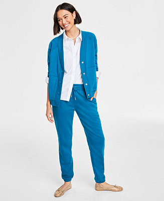 Women's Fleece Snap-Front Cardigan, Created for Macy's | Macy's