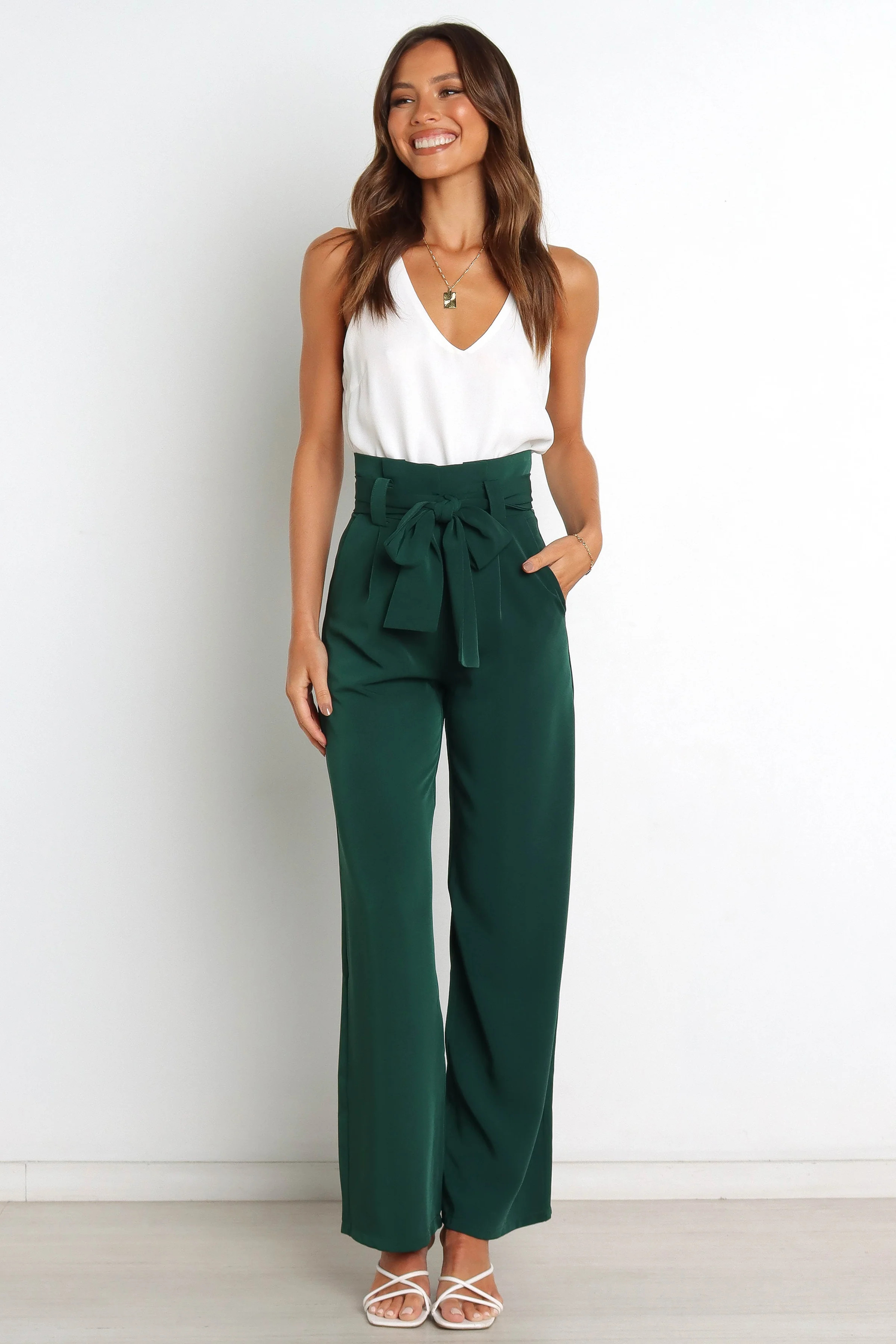 Kieran Pants - Emerald Green | Petal & Pup (US)