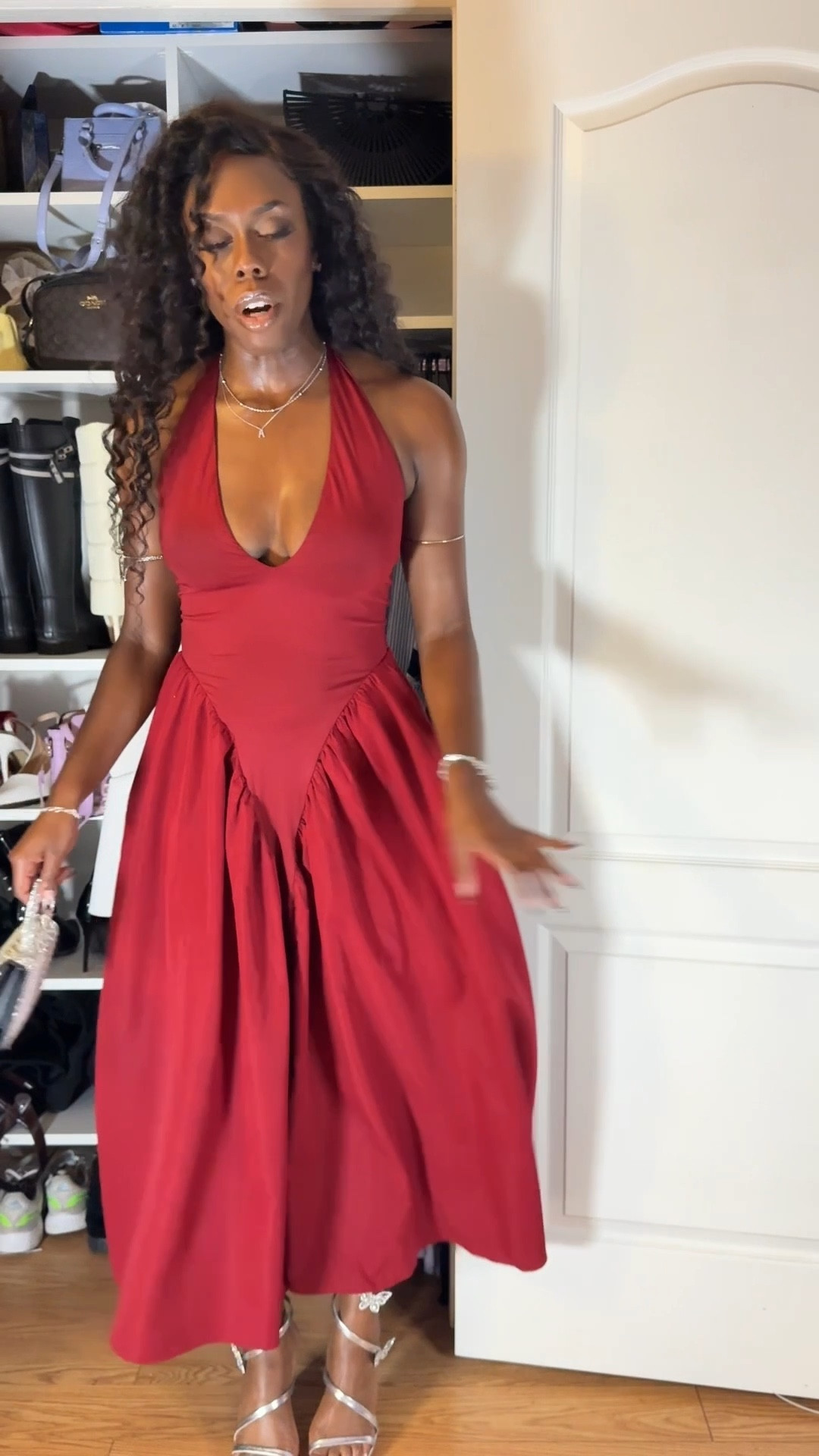 Ootn for a holiday party 
Wearing a size medium in the dress

#LTKFindsUnder100 #LTKHoliday

#LTKootd