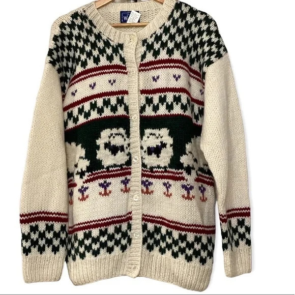 Vintage Woolrich Woman’s Sheep Cardigan Sweater | Poshmark