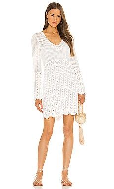 See By Chloe Mesh Knit Dress in White from Revolve.com | Revolve Clothing (Global)