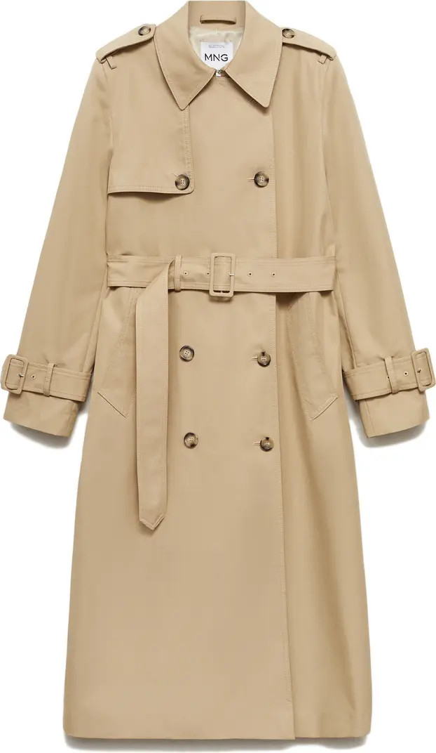 Cotton Blend Trench Coat | Nordstrom