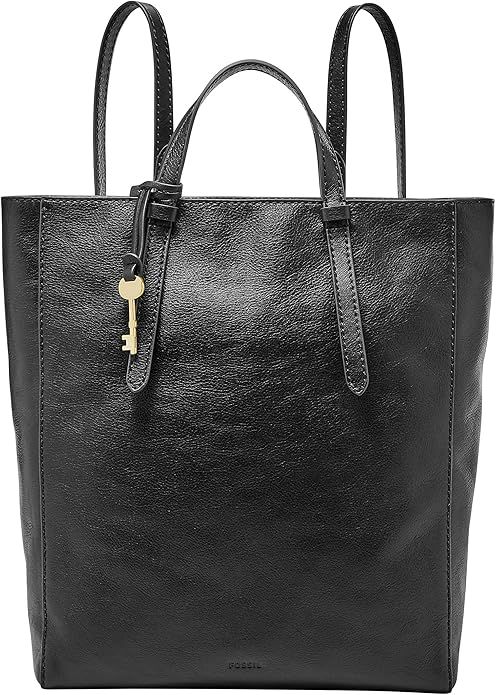 Fossil Women's Camilla Leather Convertible Backpack Purse Handbag | Amazon (US)