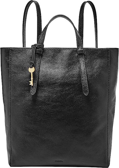 Fossil Women's Camilla Leather Convertible Backpack Purse Handbag | Amazon (US)