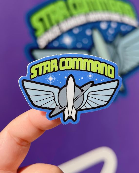 Star Command Buzz Transparent Laptop Sticker Disney decal/ Toy Story cell phone  water bottle sti... | Etsy (US)