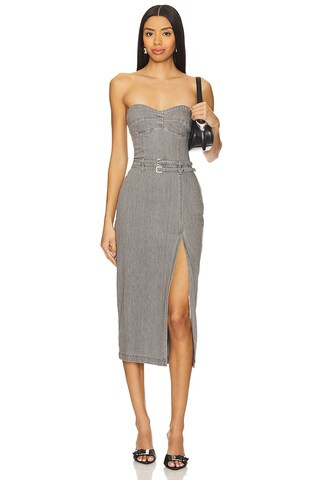 Rogan Dress in Dark Grey Wash | Revolve Clothing (Global)