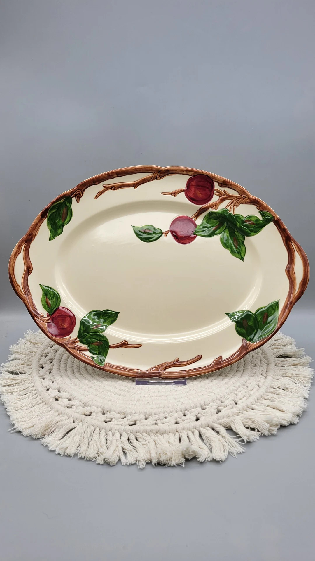 Vintage Franciscan Apple Pattern Oval Serving Platter Franciscanware Apple Serving Plate Californ... | Etsy (US)