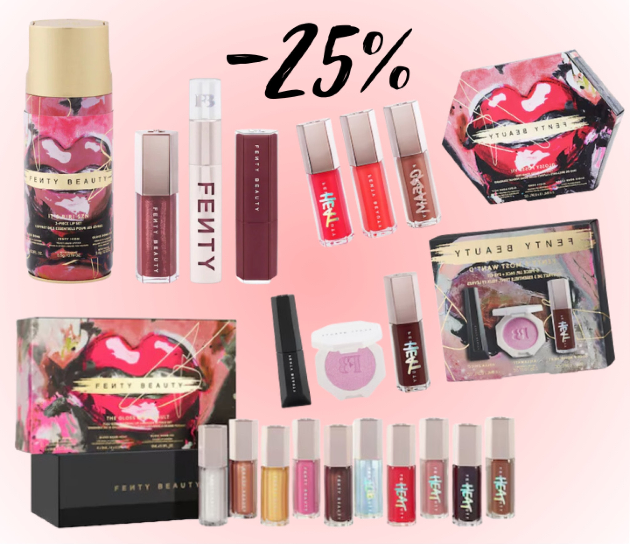 -25% auf Fenty Beauty Gloss Bomb Sets! 💋
Sichere dir jetzt dein ultimativen Glanzmoment mit @fentybeauty Vault Set und mehr! #beautydeals #fentybeauty #glossbomb

#LTKdeutschland #LTKbeauty #LTKmakeup