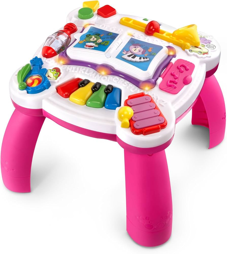 LeapFrog Learn and Groove Musical Table (Frustration Free Packaging), Pink | Amazon (US)