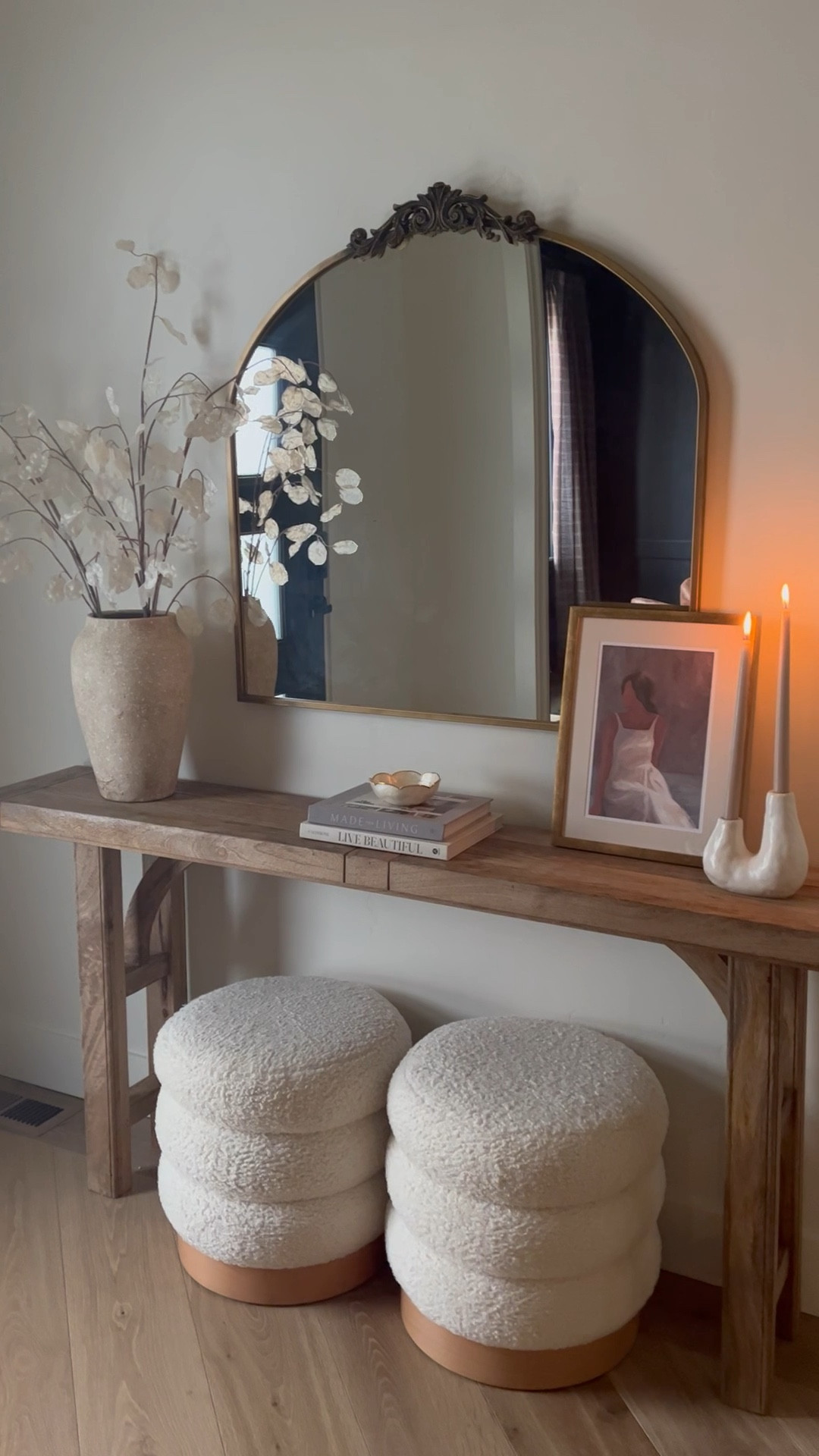 Entryway, console, mirror and home decor 

#LTKhome #LTKFind