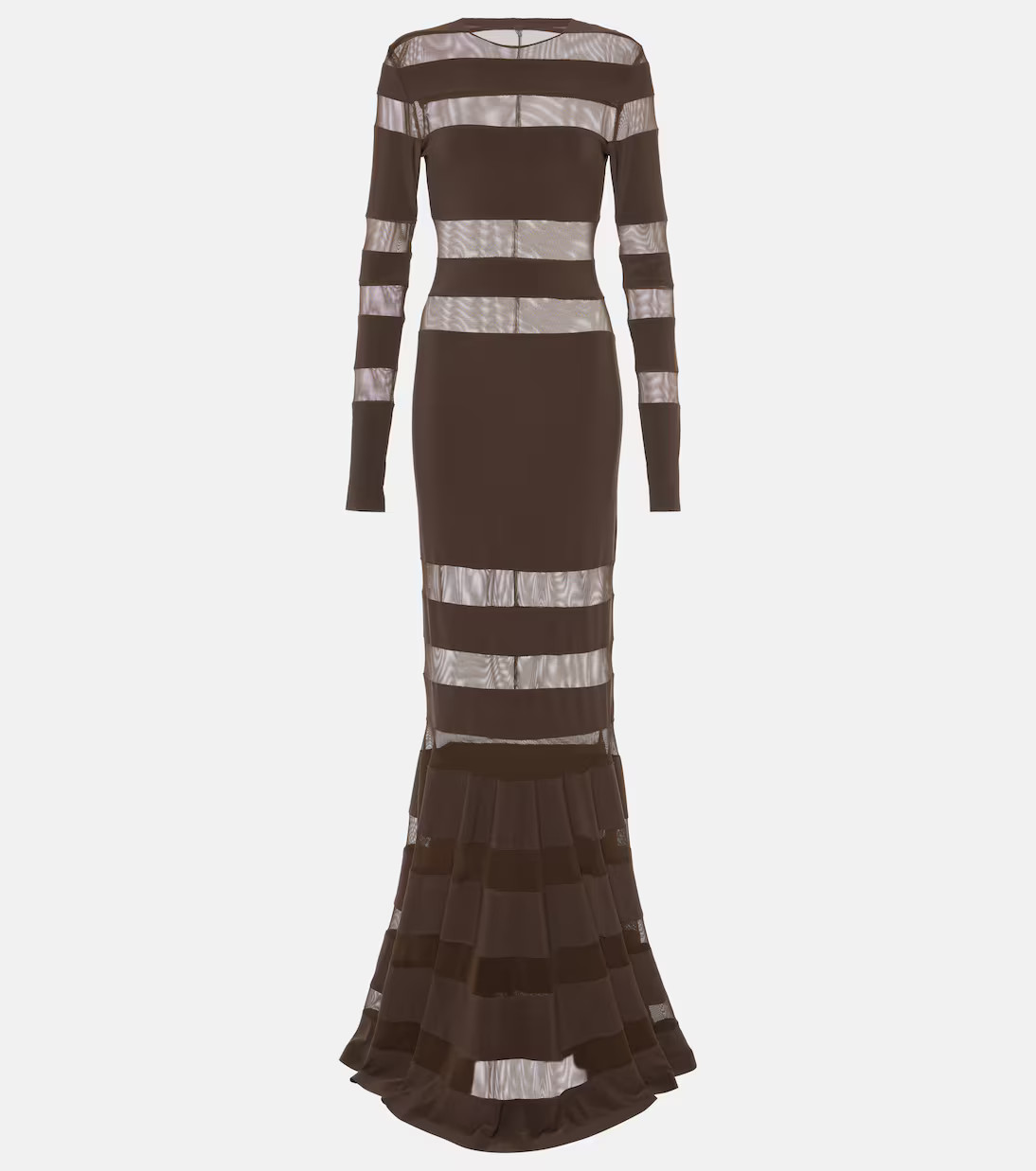 Mesh-panelled gown | Mytheresa (US/CA)