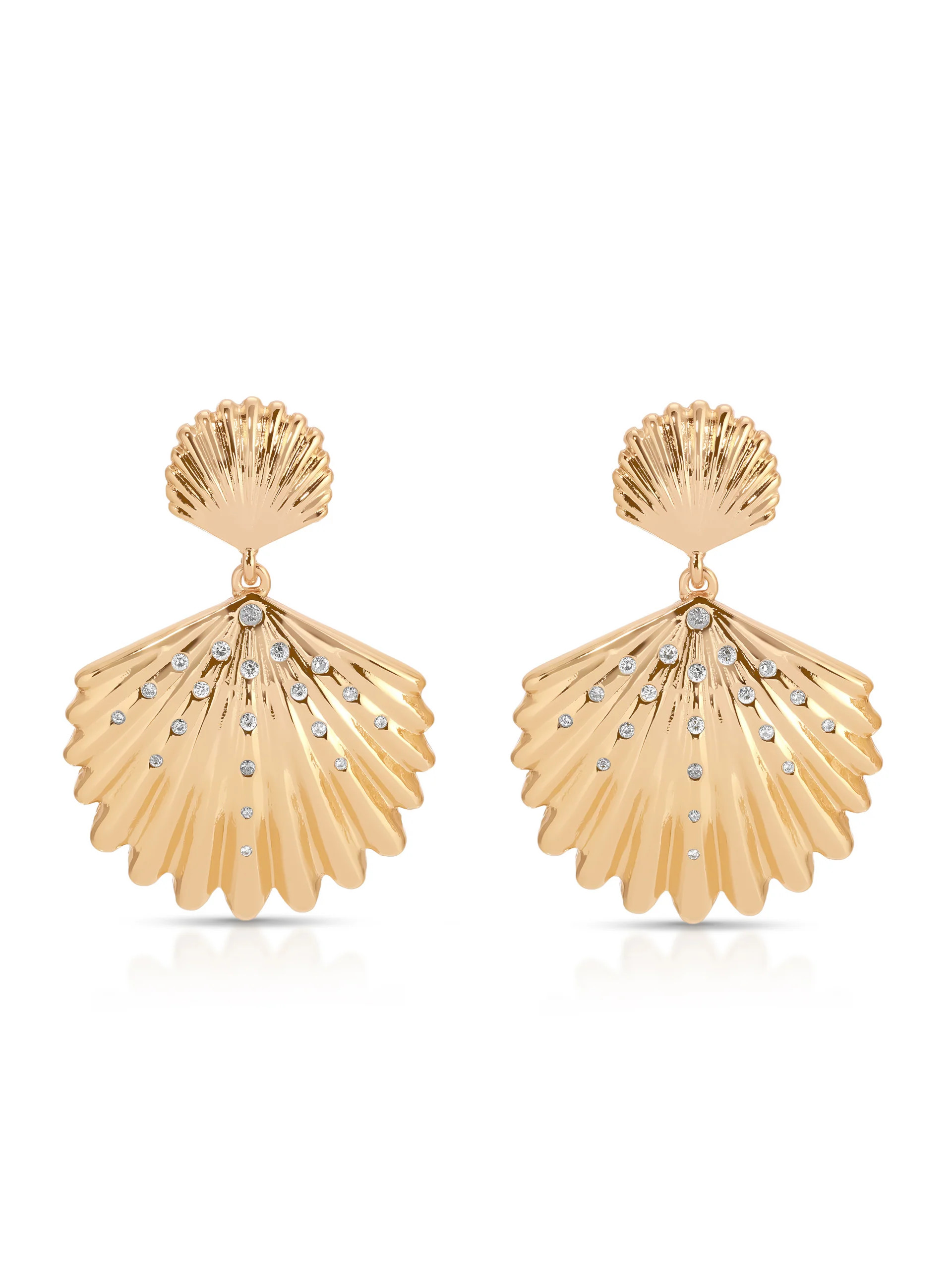 Sun-drenched Shell Earrings | Ettika