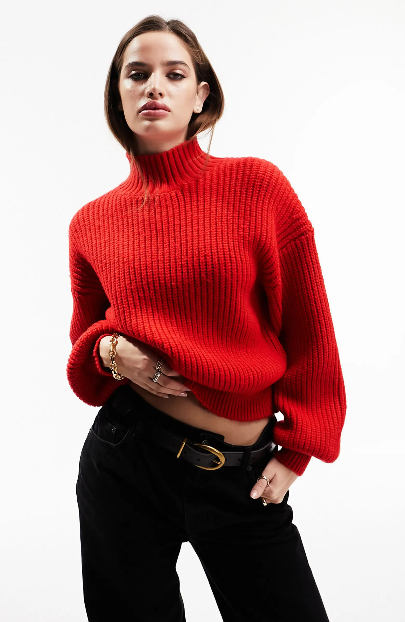Chunky Rib Turtleneck Sweater | Nordstrom
