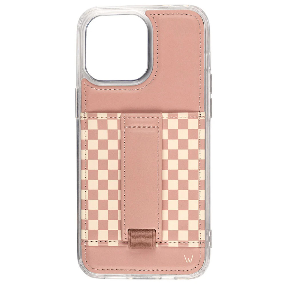 Blush Check iPhone 15 Plus | Walli Cases