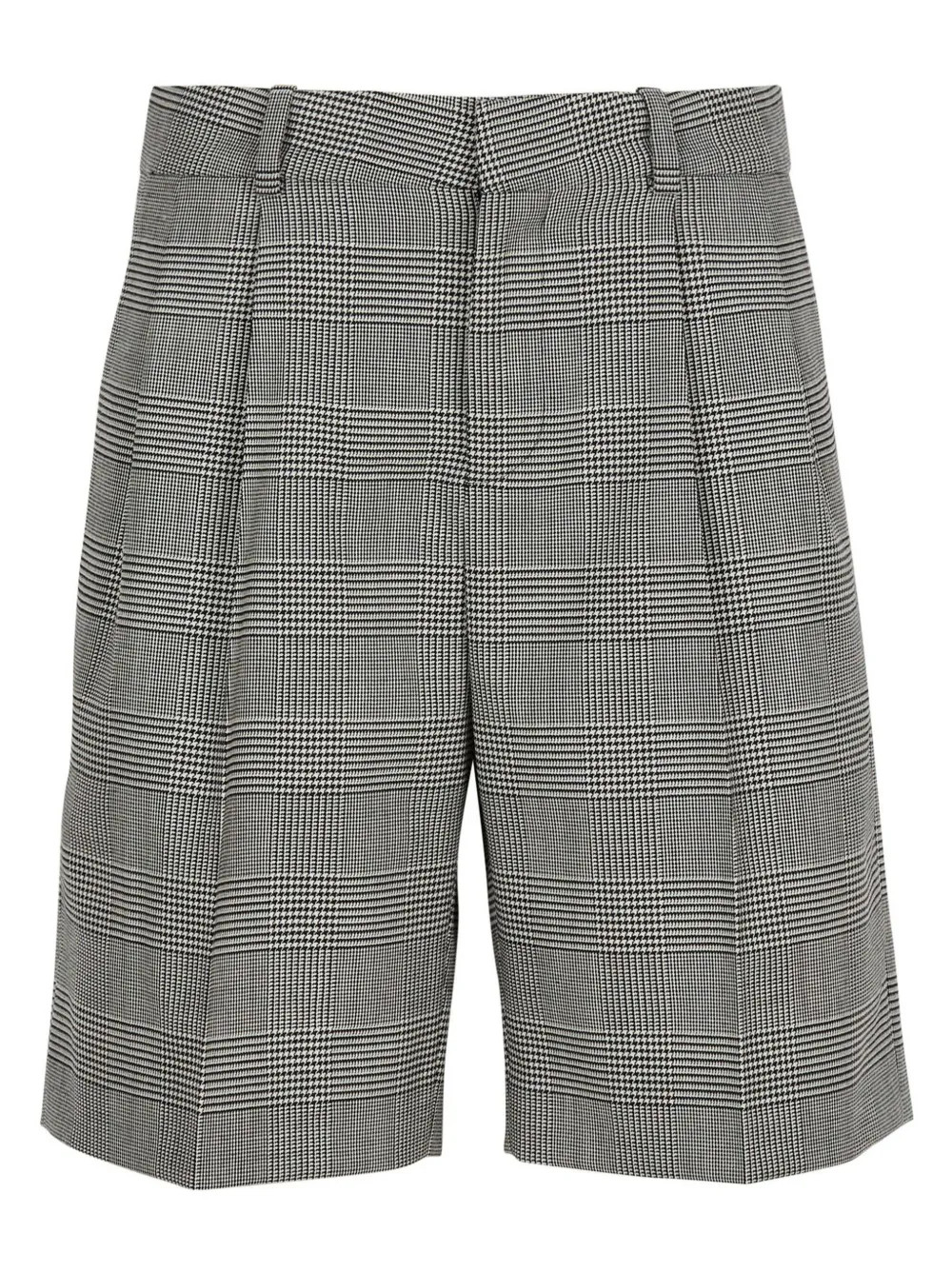 Balmain check-pattern Shorts | Grey | FARFETCH | Farfetch Global