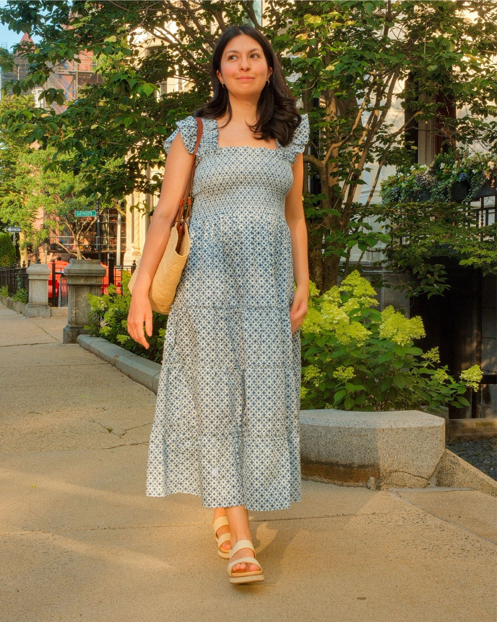 Ellie Nap dress from Hill House Home, O’m
Wearing size S. Fits true to size 