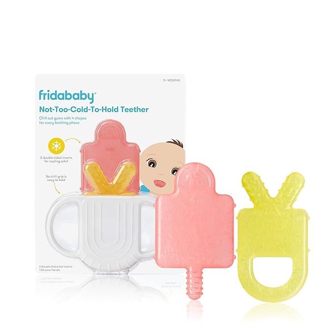 Not-Too-Cold-to-Hold BPA-Free Silicone Teether for Babies by Frida Baby | Amazon (US)