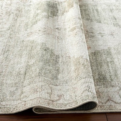 Livabliss Luca 3'11"x5'7" Rectangle Woven Indoor Area Rugs Sage/Cream | Target