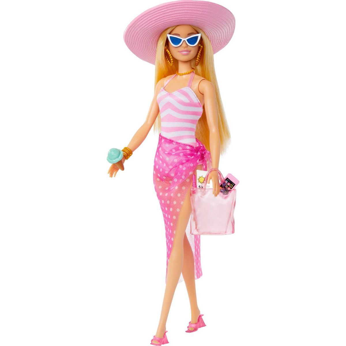 Barbie Doll with Swimsuit and Beach-Themed Accessories (Target Exclusive) | Target