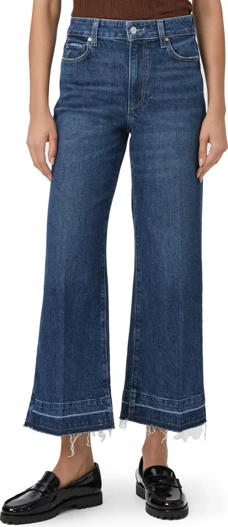Anessa High Waist Release Hem Wide Leg Jeans | Nordstrom Rack