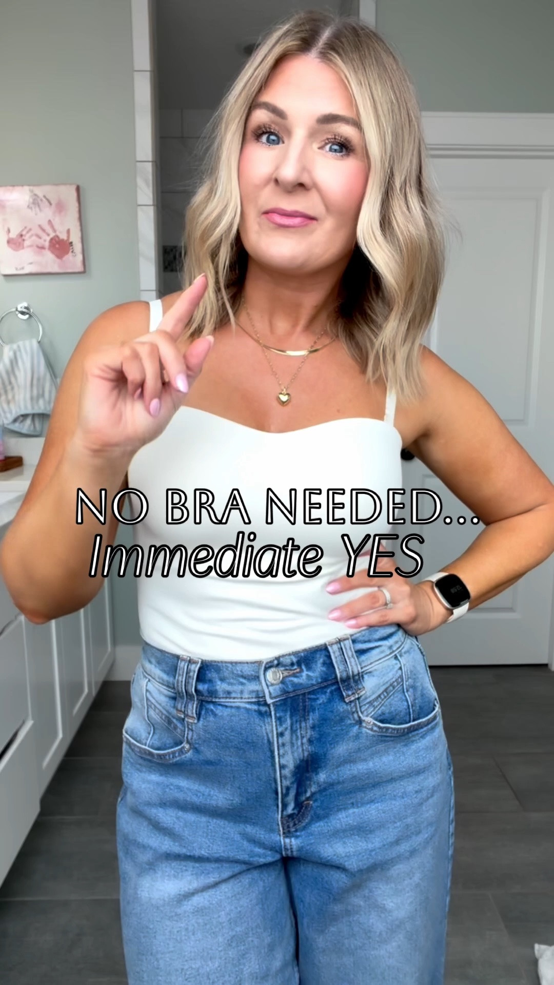 Our go to cami for spring and summer! It has molded cups built in. No bra necessary. Removable straps! 

Wearing a medium

#LTKSaleAlert #LTKOver40 #LTKSeasonal