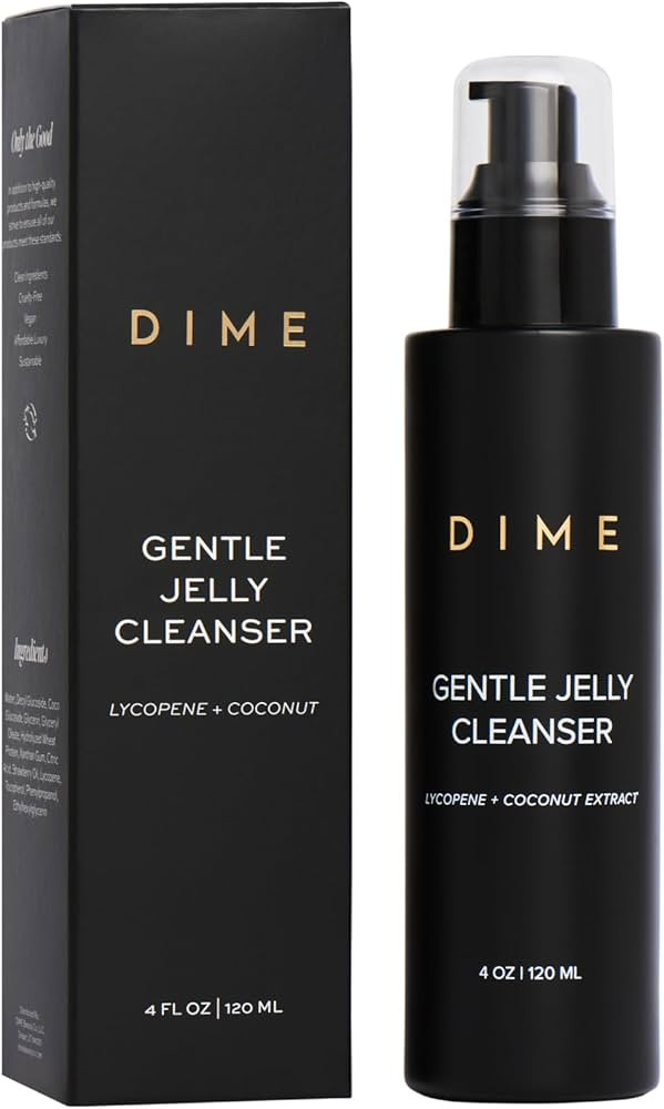 DIME Beauty Gentle Jelly Cleanser, Hydrating Facial Cleanser and Makeup Remover with Vitamin E, S... | Amazon (US)