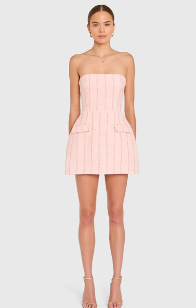 Strapless Bethany Romper in Mochi | Mint Clothing Boutiques