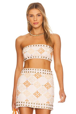 Liza Embroidered Crop Top
                    
                    MAJORELLE | Revolve Clothing (Global)