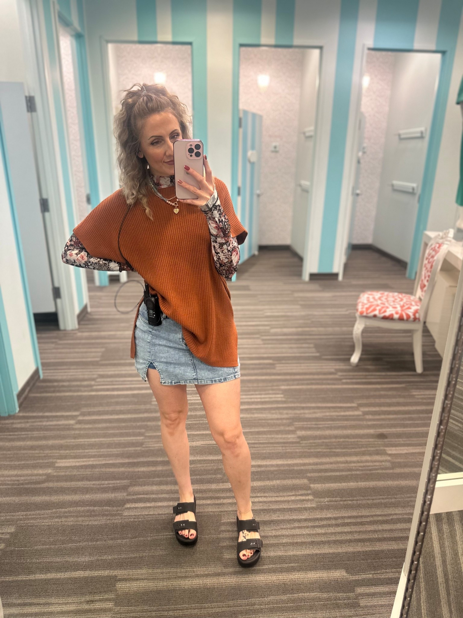 Wearing smalls 

#LTKgrwm #LTKootd #LTKmomlife