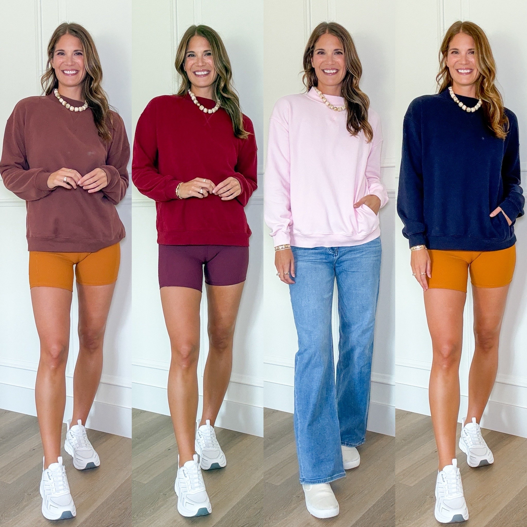 A sweatshirt you’ll want in every color. The relaxed fit, cozy feel and color options make it such an easy everyday piece for fall.

fall sweatshirt, cozy sweatshirt, crewneck sweatshirt, sweatshirt outfit, casual fall outfit, everyday outfit, fall fashion, comfy outfit, tall girl style, layering piece, StangandCo

#LTKActive #LTKootd #LTKTall