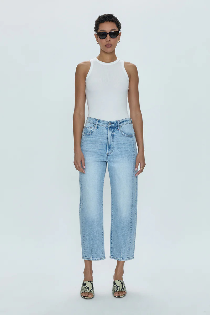 Eli High Rise Barrel - Sun-kissed | Pistola Denim