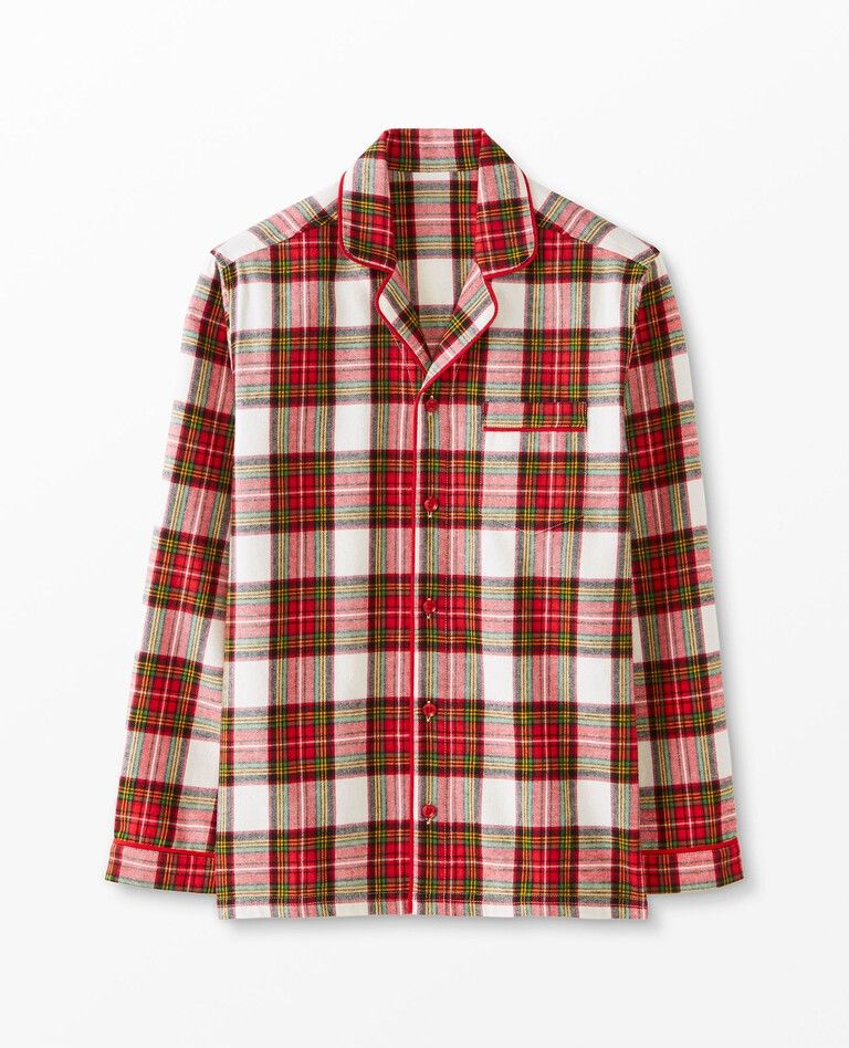 Adult Flannel Pajama Top | Hanna Andersson