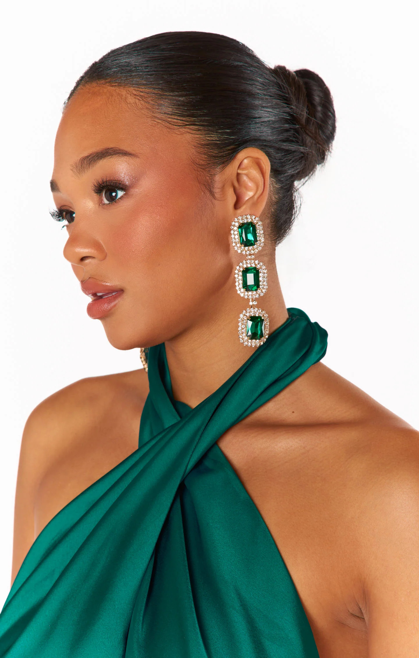 Jess Drop Earrings ~ Emerald | Show Me Your Mumu