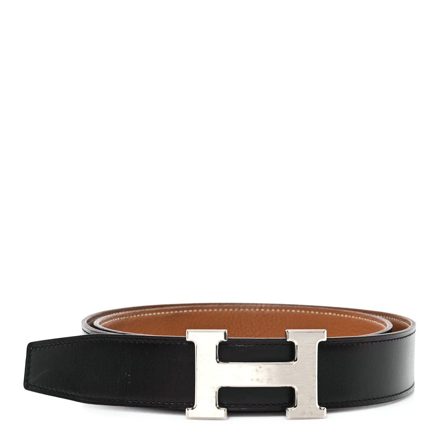 Box Togo 32mm H Belt 90 36 Black Gold | FASHIONPHILE (US)