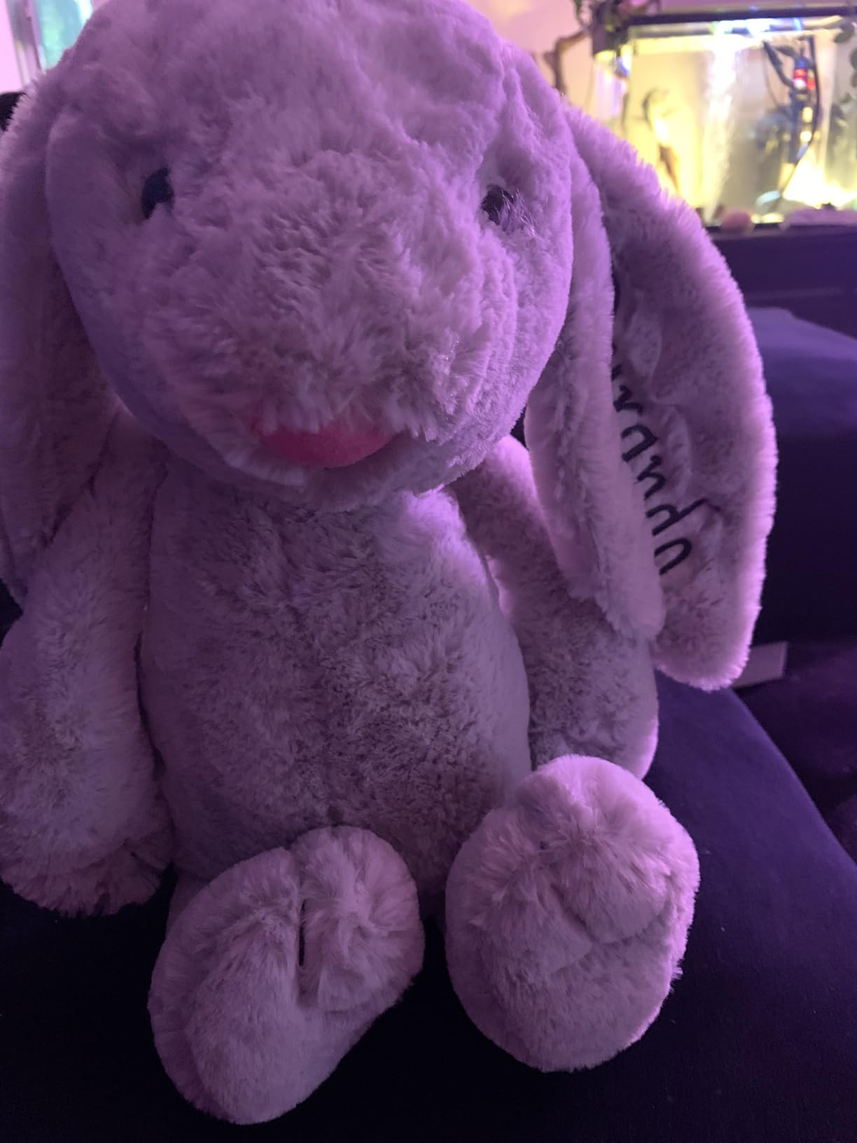 Embroidered Plush Bunny With Child'S Name HandMade Custom Plush Toy Child'S First Easter Gift | Amazon (US)