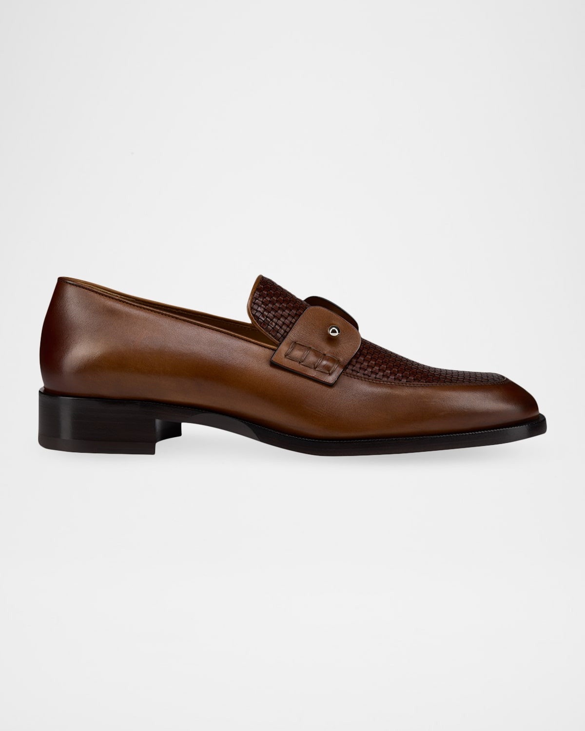 Men & apos;s Chambelimoc Woven Leather Boat Shoes | Neiman Marcus