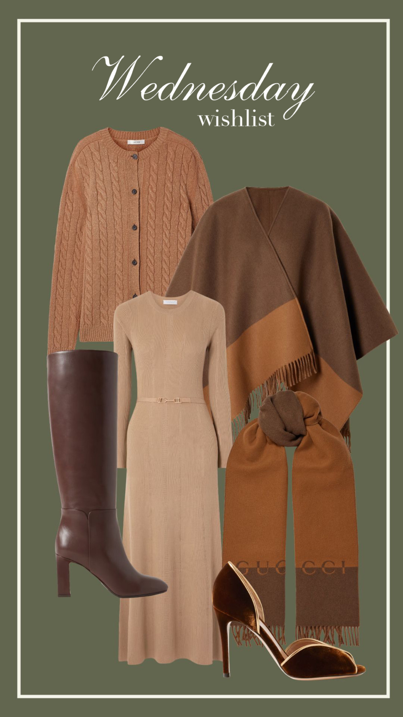 My luxury Autumn wishlist from Net-A-Porter 🍂 Brown tones, staple wardrobe, everyday winter outfits 🫶🏻 Gucci, the Row. 

 #LTKuk #LTKautumn #LTKluxury